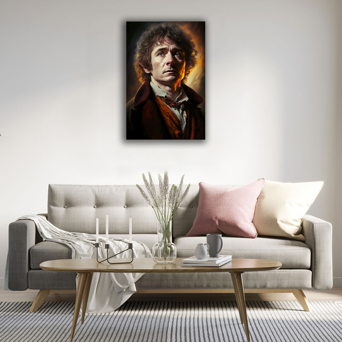Bilbo Baggins Canvas Print - WallLumi Canvases