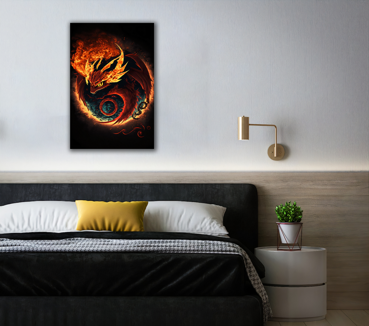 Fire Type Evolution Canvas Print - WallLumi Canvases