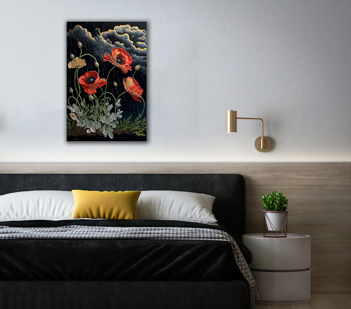 Flossy Floral Canvas Print - WallLumi Canvases