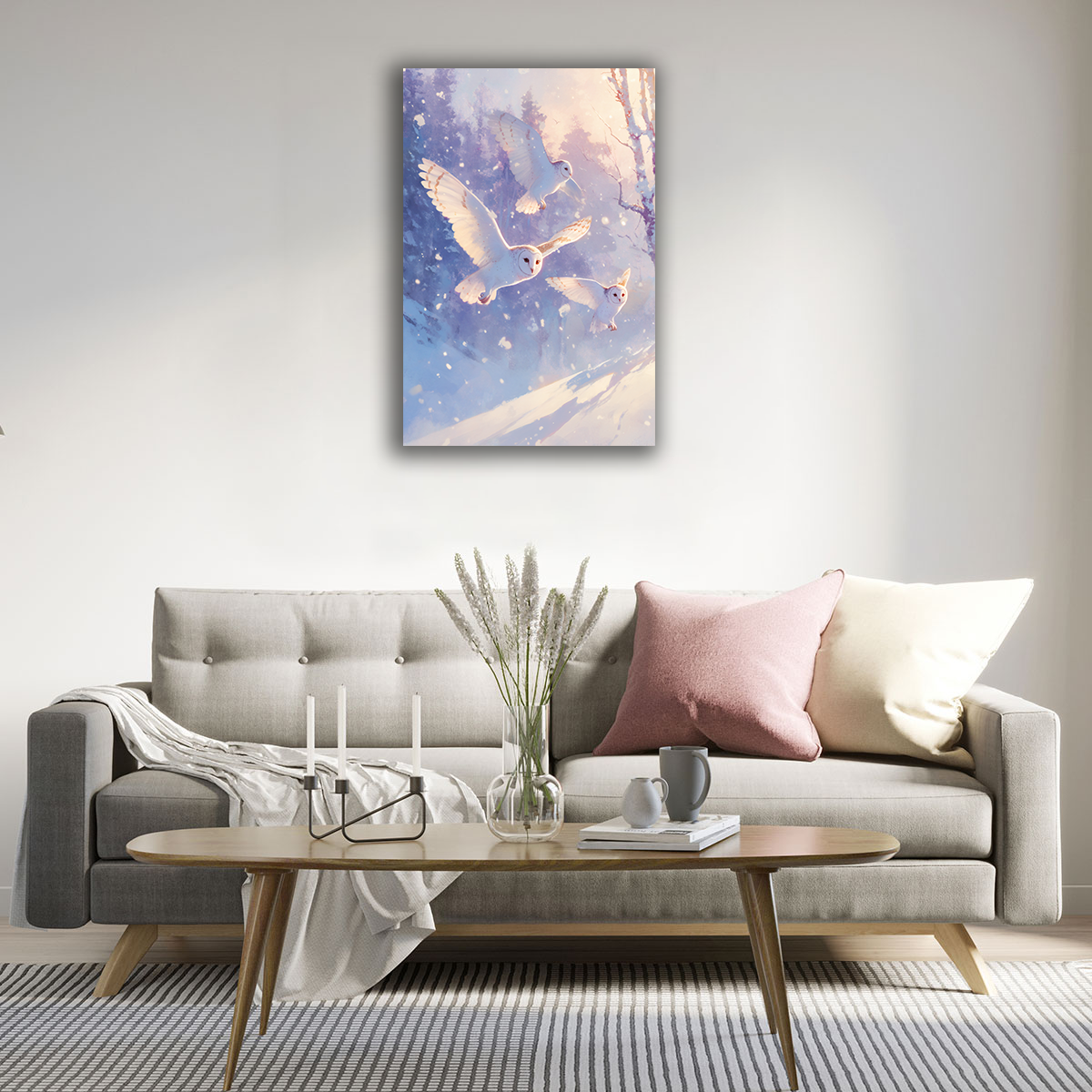 Christmas Snow Owl's