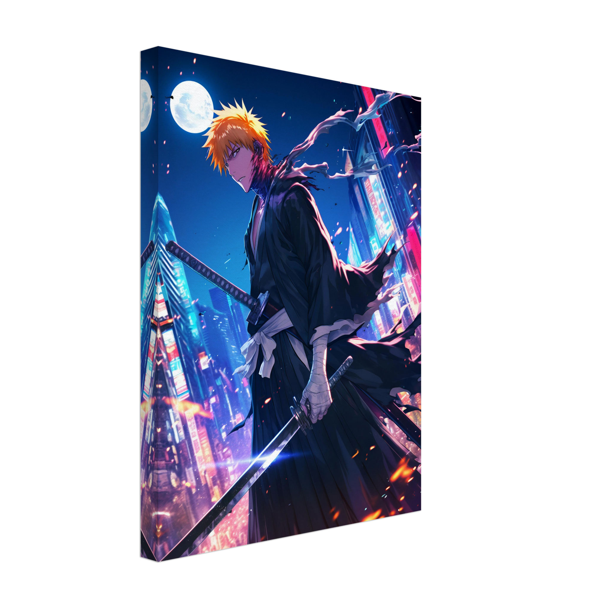 Ichigo's Moonlit Resolve – WallLumi