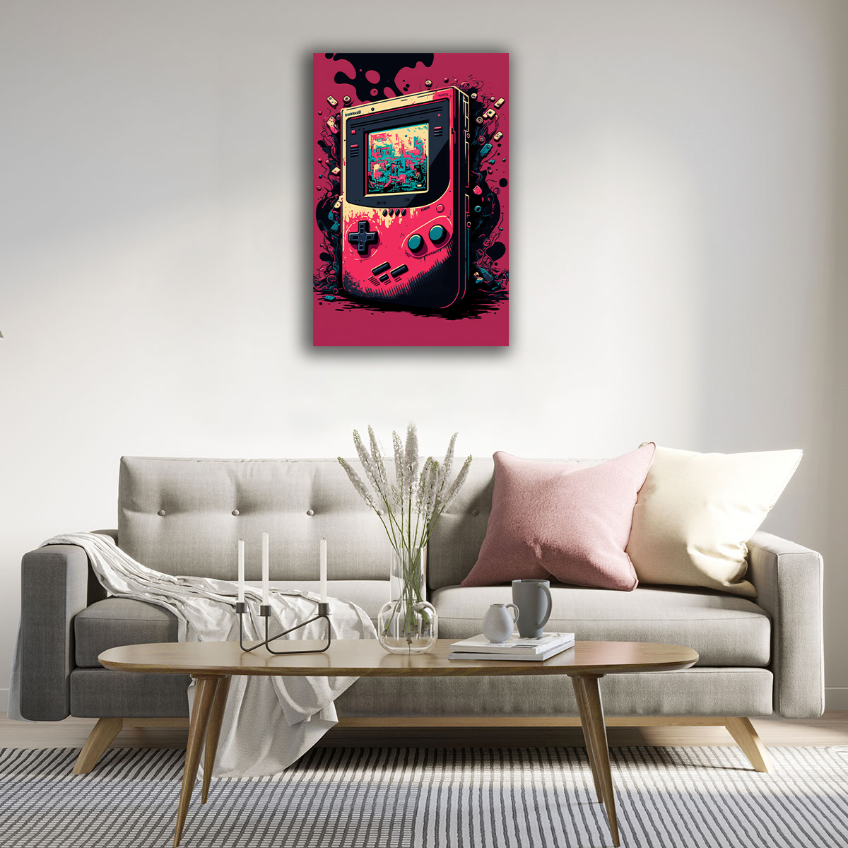 8-Bit Dreams Canvas Print - WallLumi Canvases