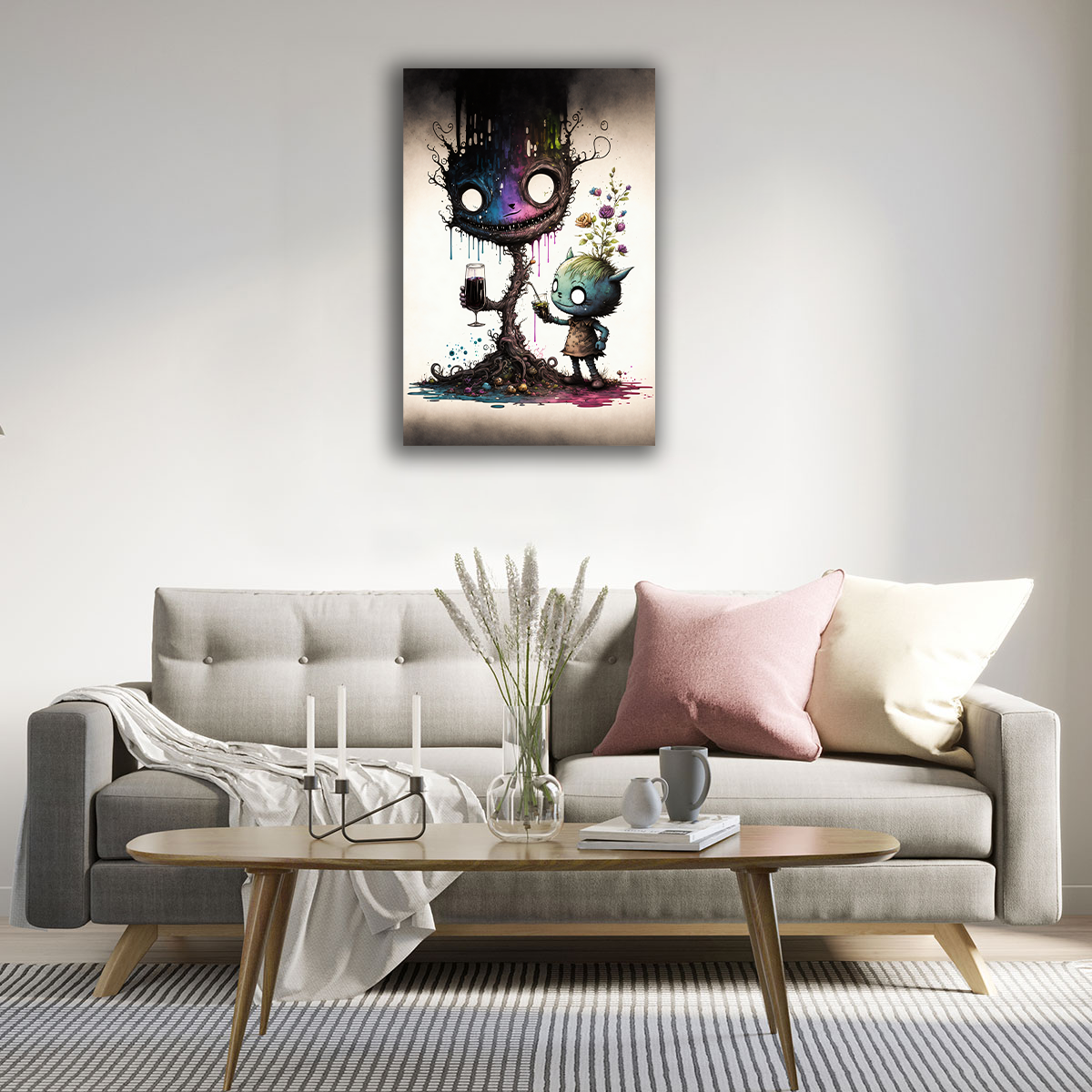 A Toast of Color Canvas Print - WallLumi Canvases