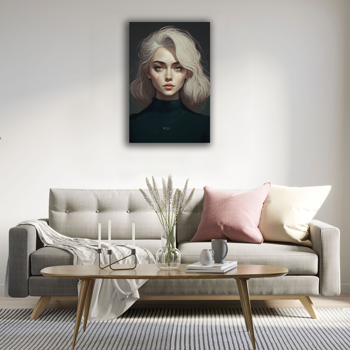 Animated Angelic Canvas Print - WallLumi Canvases