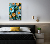 Blooming Daisies Canvas Print - WallLumi Canvases