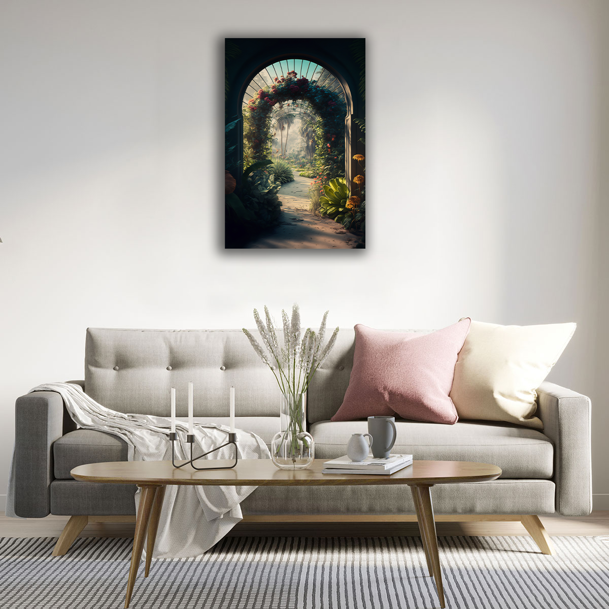 Botanical Garden Canvas Print - WallLumi Canvases