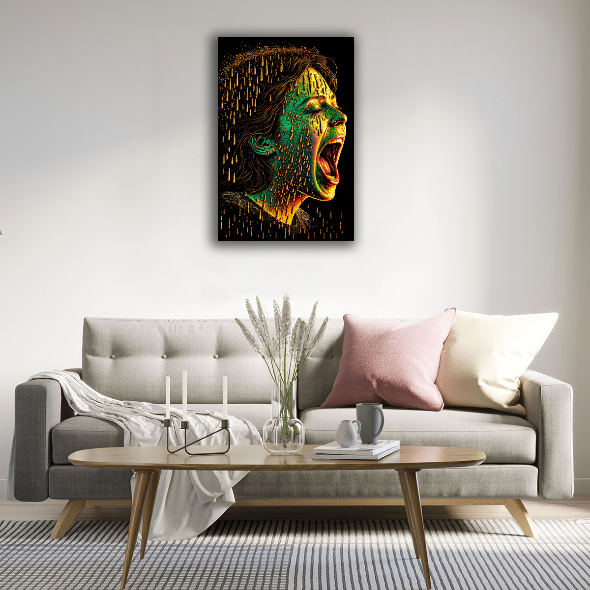 Broken Beauty Canvas Print - WallLumi Canvases