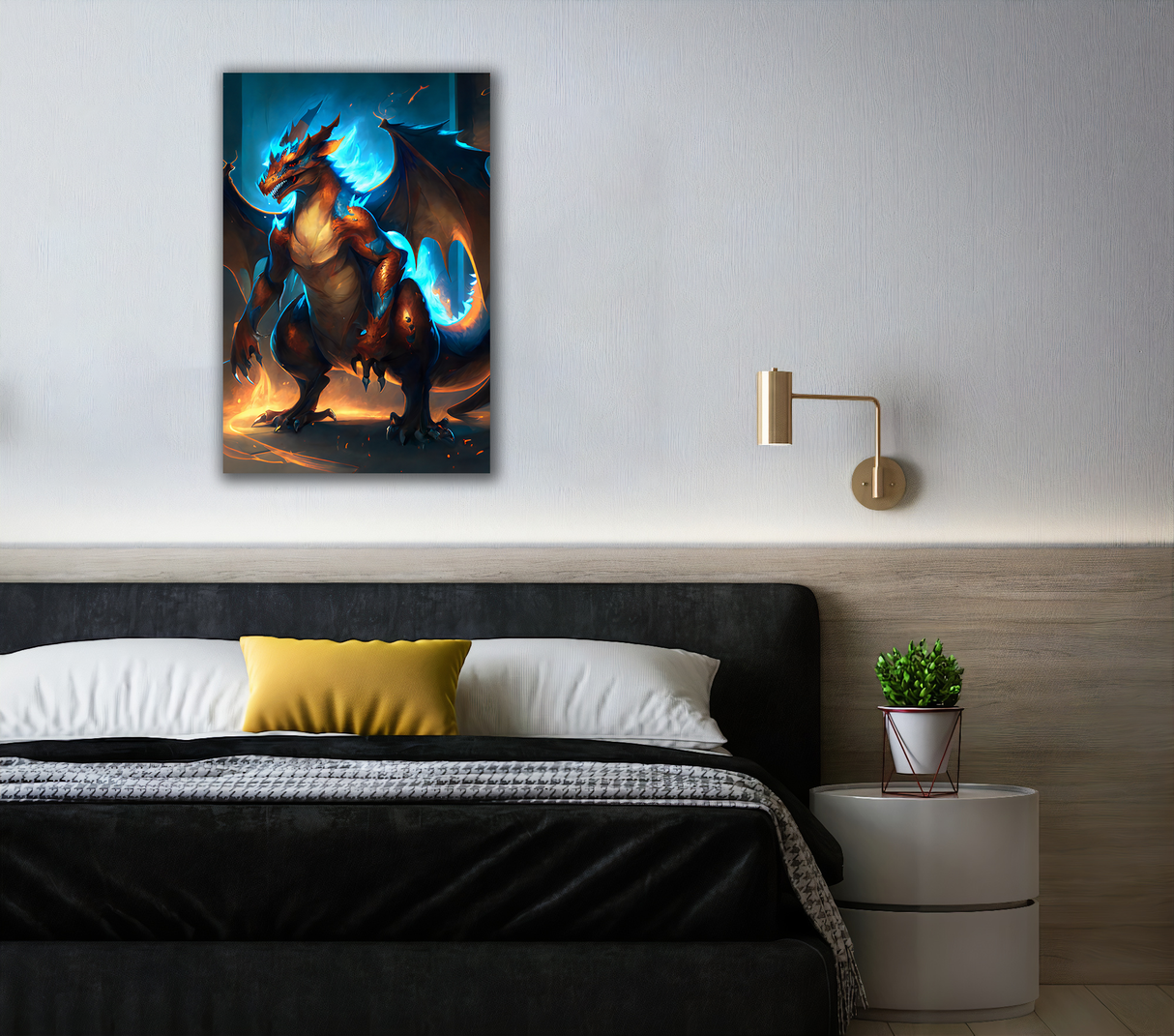 Charizard's Reign Canvas Print - WallLumi Canvases