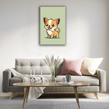 Chibi Chihuaha Canvas Print - WallLumi Canvases