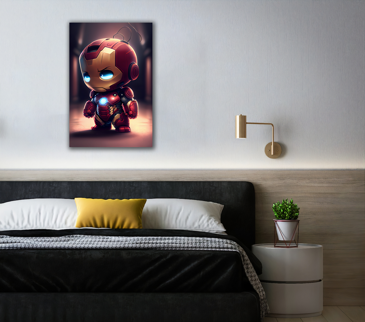 Chibi Iron Man - WallLumi