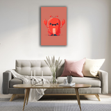 Chibi Lobster Canvas Print - WallLumi Canvases