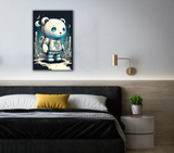 Chibi Polar Bear Canvas Print - WallLumi Canvases