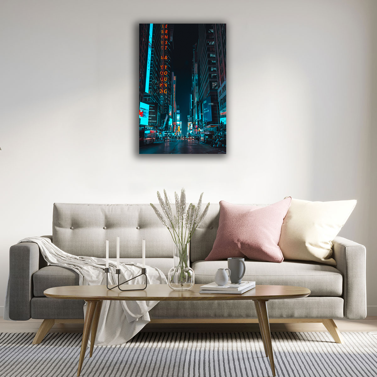 City Lights Canvas Print - WallLumi Canvases