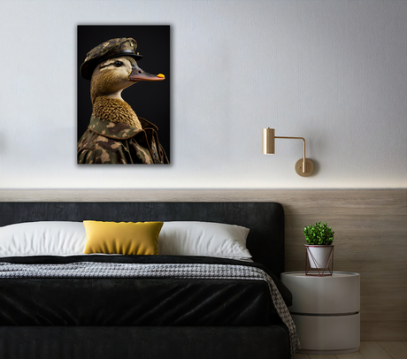 Colonel Quackers Canvas Print - WallLumi Canvases