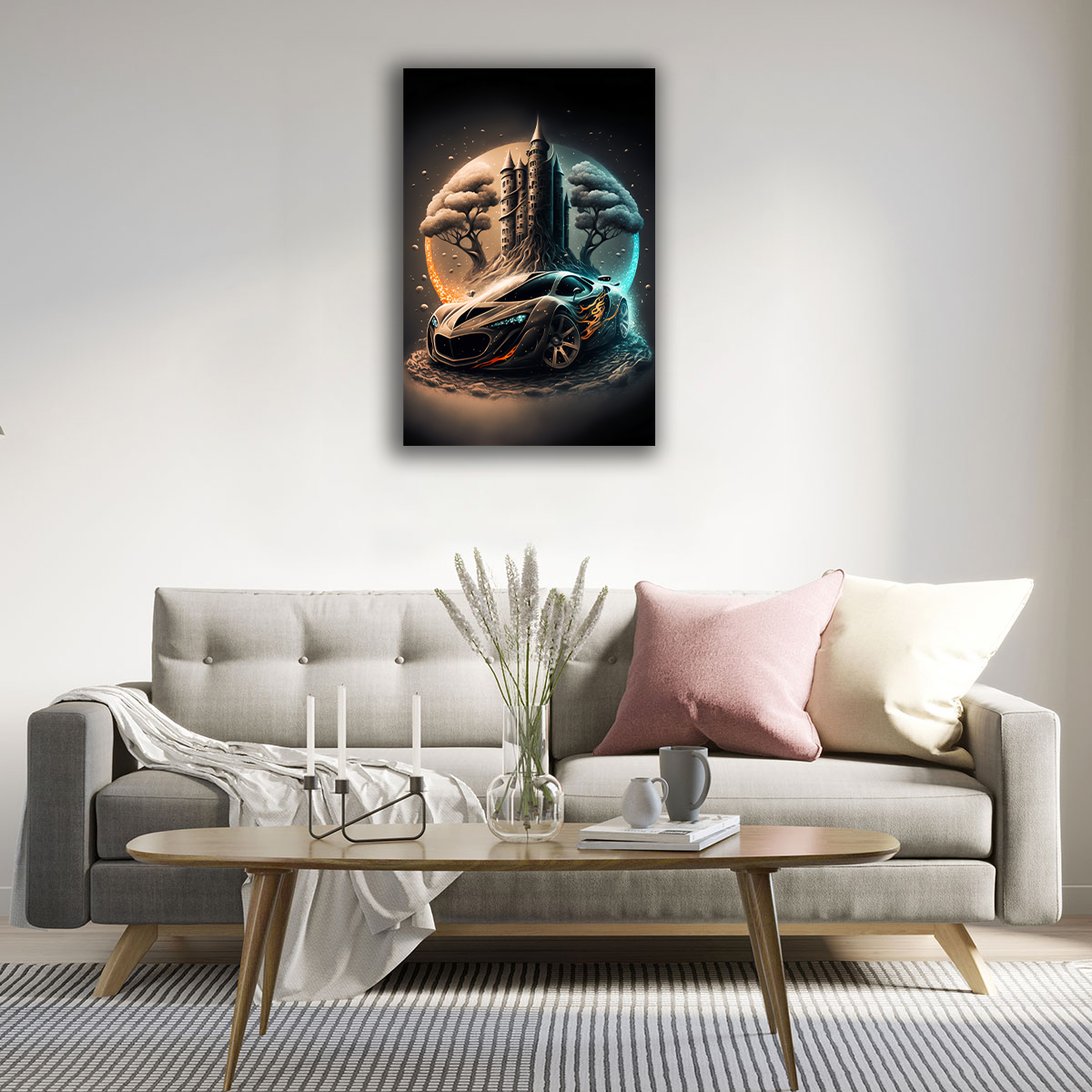 Cosmic Cruiser Canvas Print - WallLumi Canvases