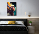 Cosmic Explosion of Color Canvas Print - WallLumi Canvases