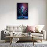 Crystalized Cannabis Canvas Print - WallLumi Canvases