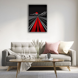 Destination Red Canvas Print - WallLumi Canvases