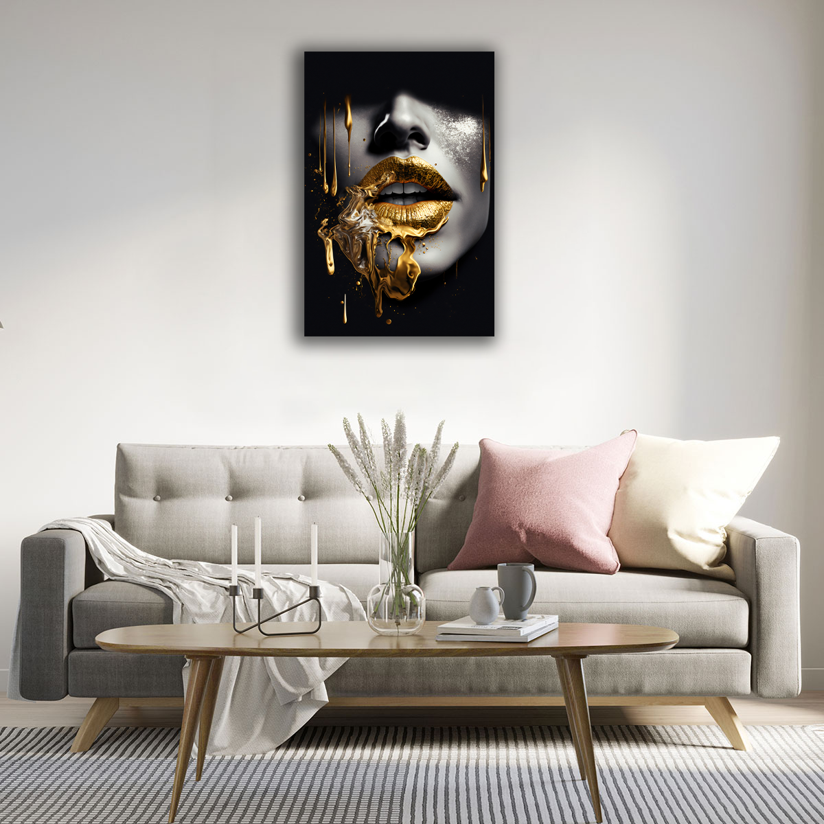 Elegant Gold Canvas Print - WallLumi Canvases