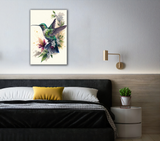 Floral Flutter Canvas Print - WallLumi Canvases