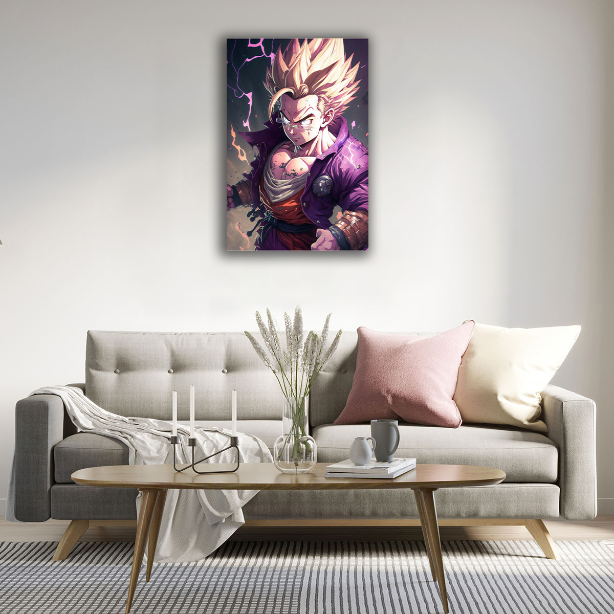 Gohan's Fury Canvas Print - WallLumi Canvases