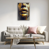 Golden Beauty Canvas Print - WallLumi Canvases