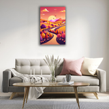 Golden Landscape Canvas Print - WallLumi Canvases