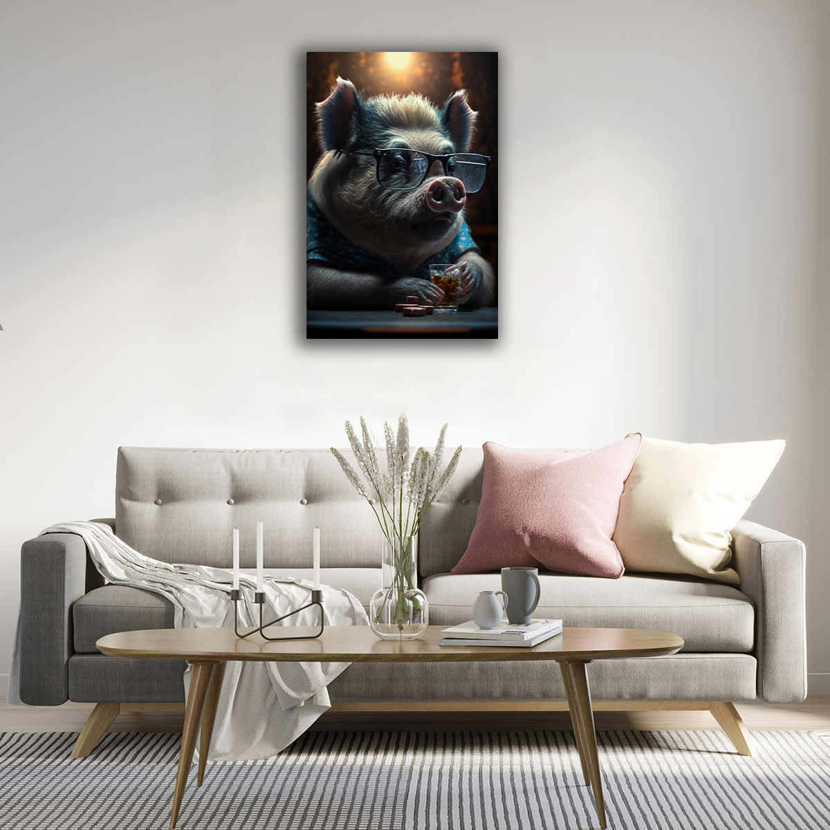 Heavy Drinks Canvas Print - WallLumi Canvases