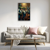 Jazzigator Band Canvas Print - WallLumi Canvases