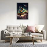 Makin My Rounds Canvas Print - WallLumi Canvases