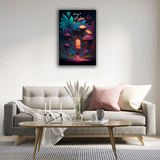 Mystical Garden Mirage Canvas Print - WallLumi Canvases