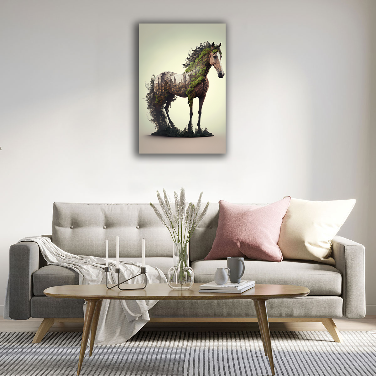 Nature's Equine Canvas Print - WallLumi Canvases