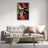 Pop Ride Retro Canvas Print - WallLumi Canvases