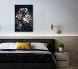 Robo-Flora Canvas Print - WallLumi Canvases