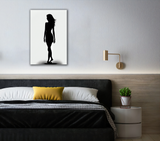 Silhouette Serenade Canvas Print - WallLumi Canvases