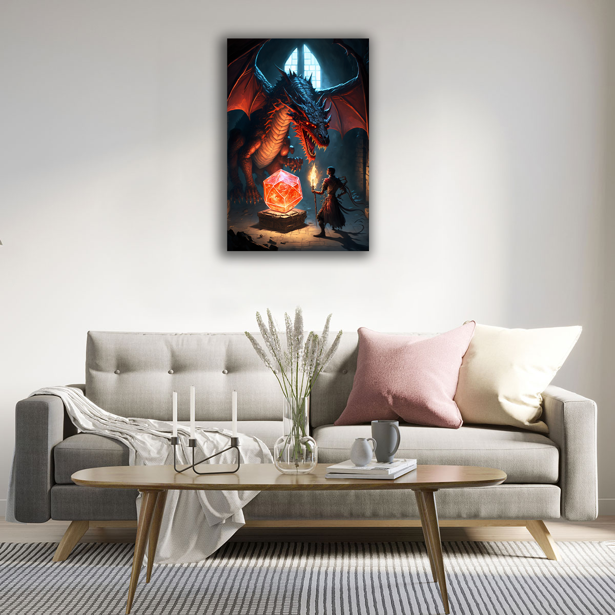 The Dungeon Delve Canvas Print - WallLumi Canvases