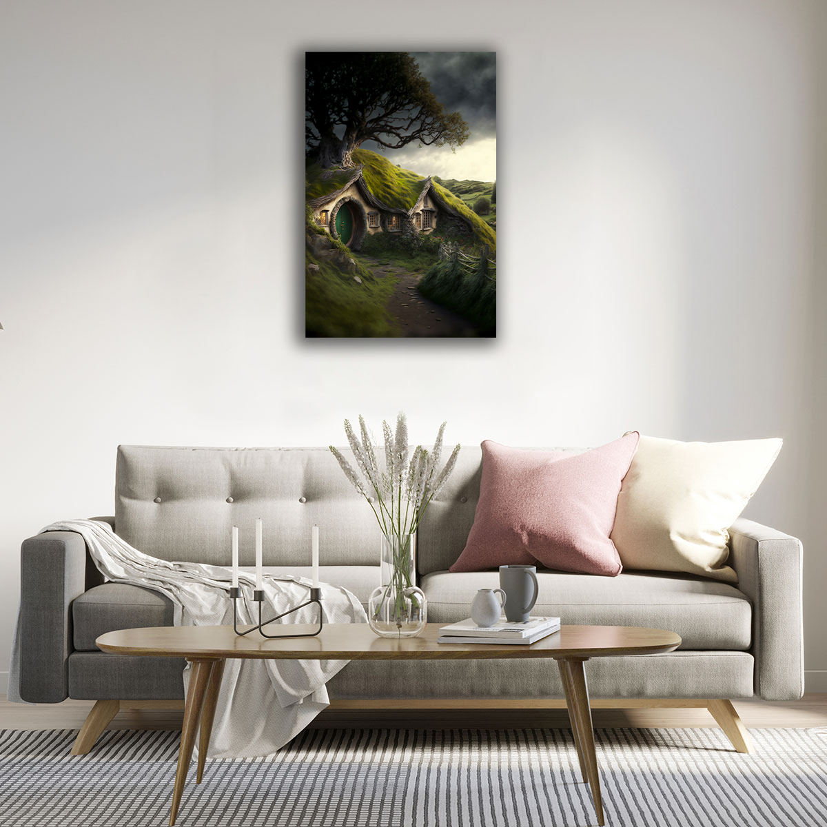 The Hobbit Home Canvas Print - WallLumi Canvases