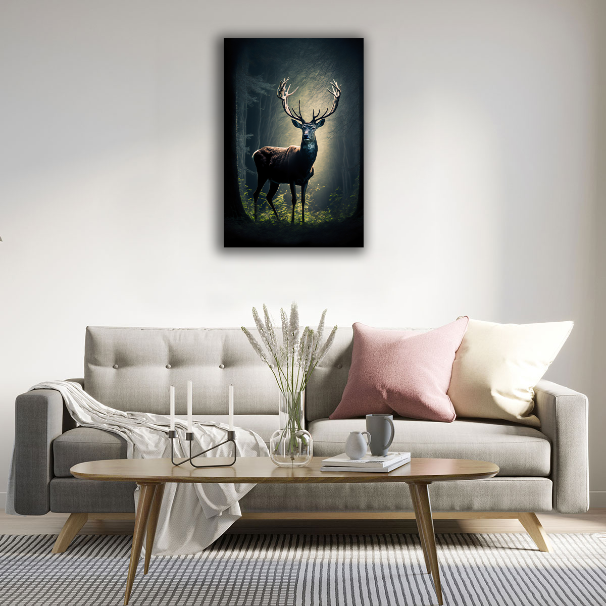 Timberland Buck Canvas Print - WallLumi Canvases