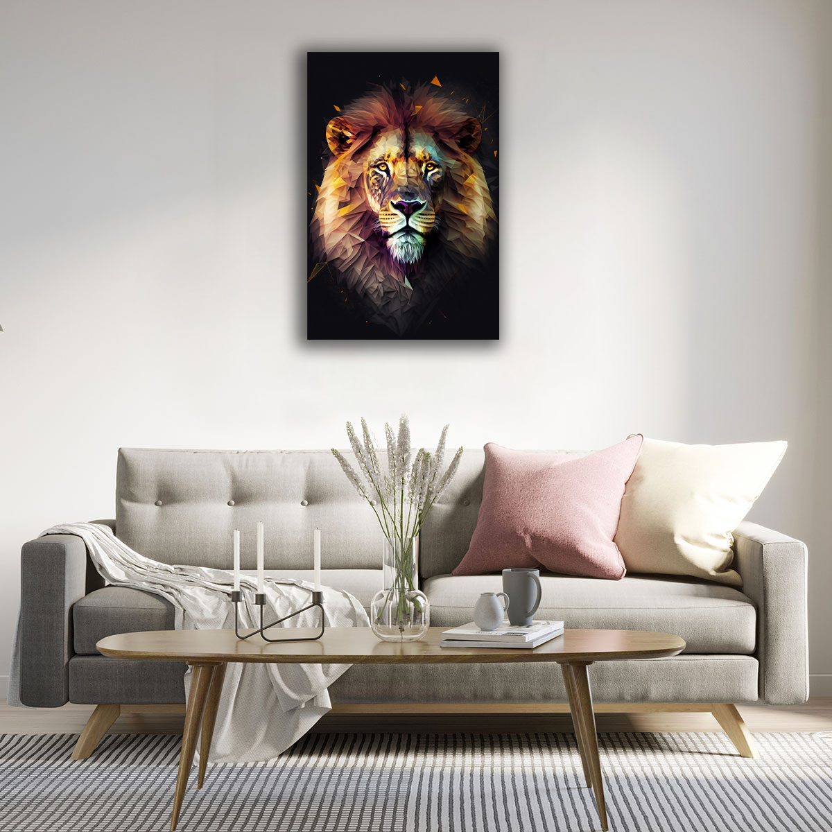 Triangular Pride Canvas Print - WallLumi Canvases