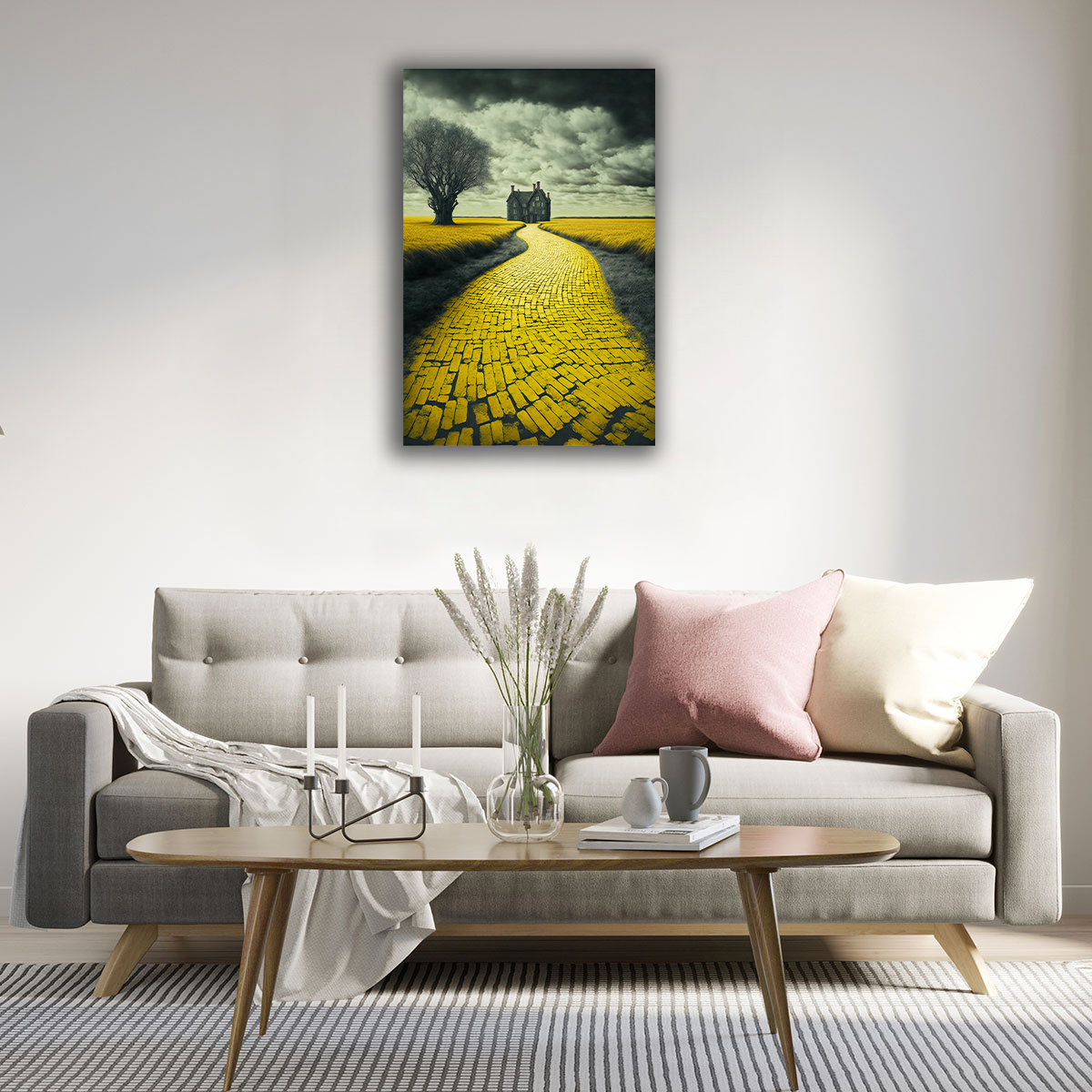 Yellow Brick Road Canvas Print - WallLumi Canvases