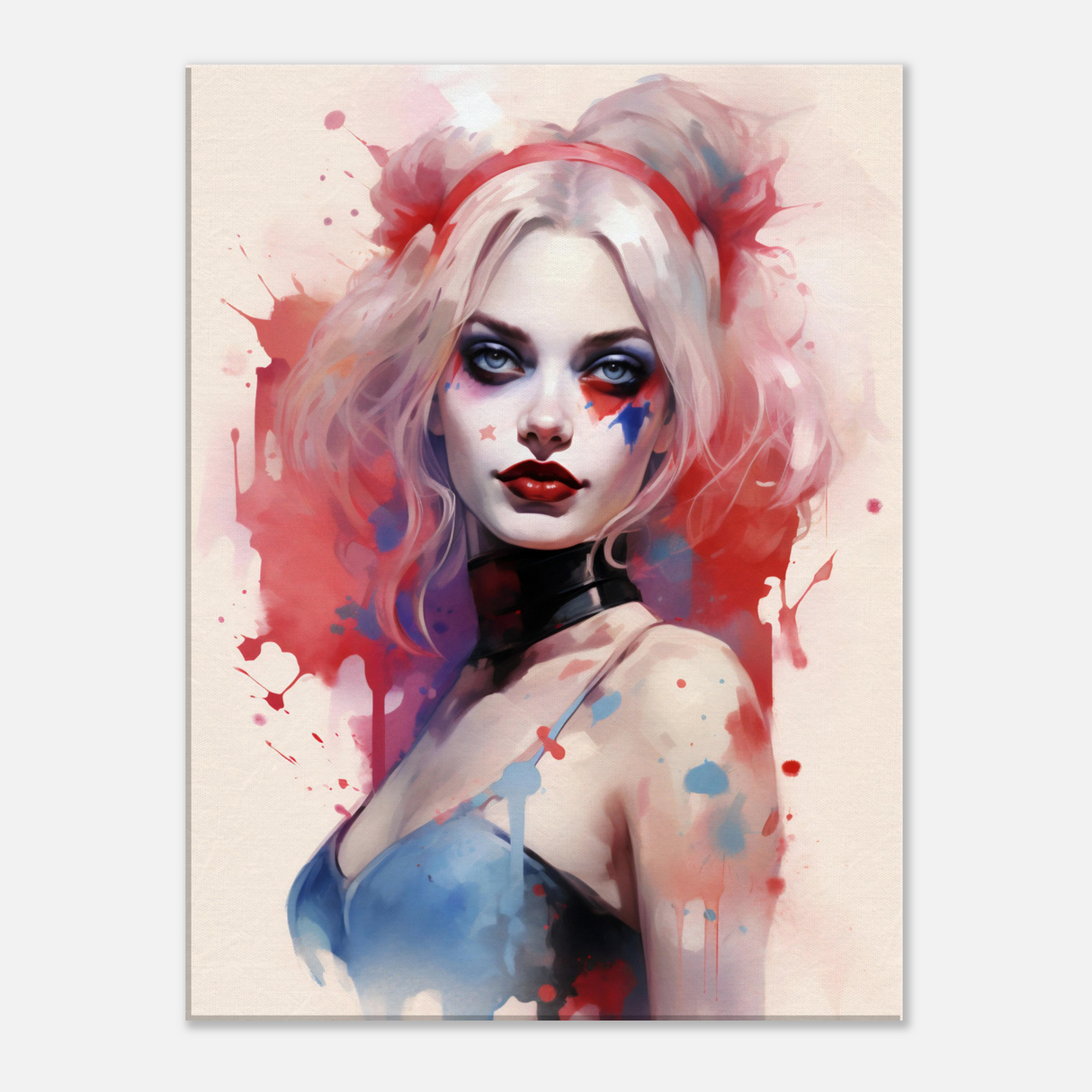 Watercolor Harley