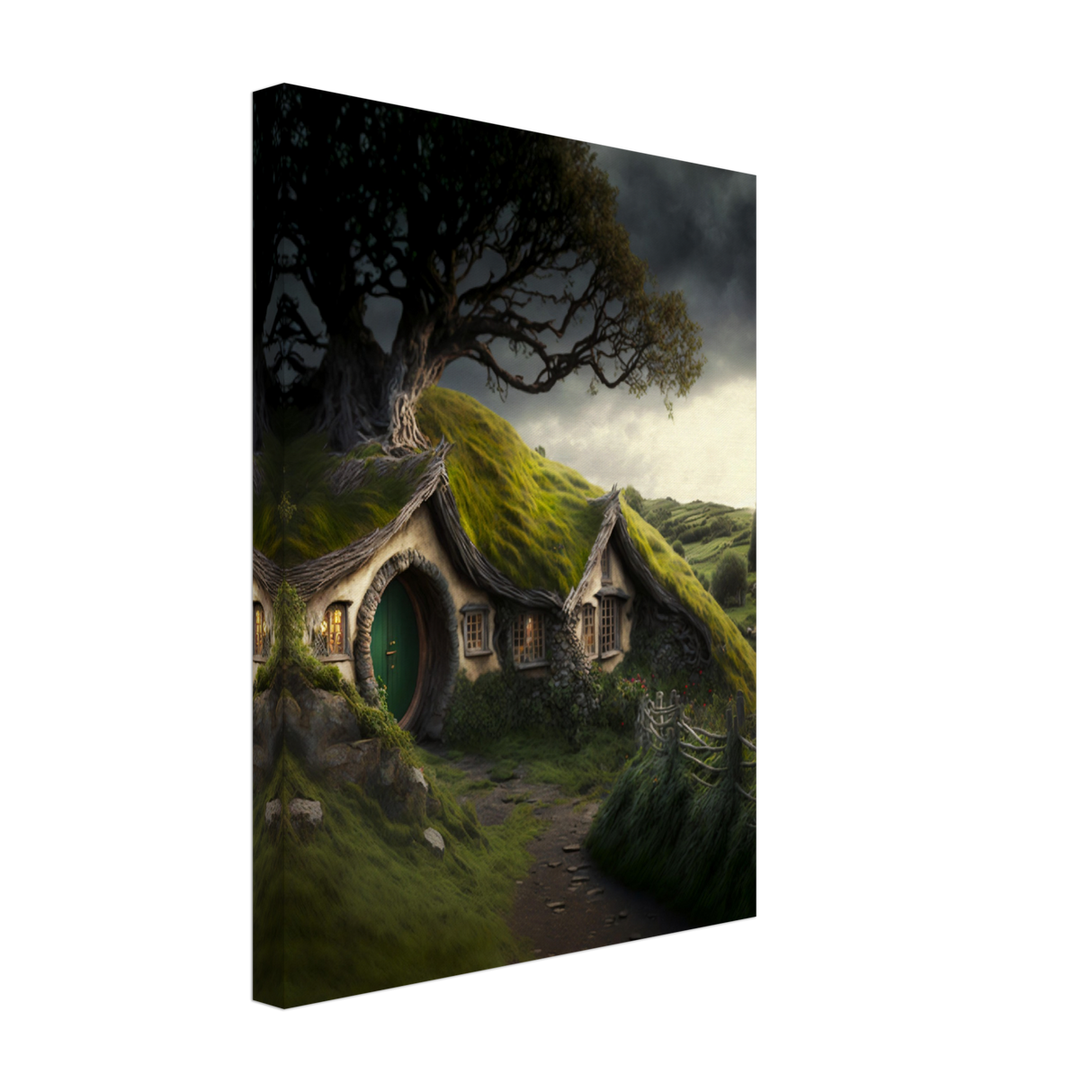 The Hobbit Home Canvas Print - WallLumi Canvases