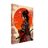 Samurai Serenity Canvas Print - WallLumi Canvases