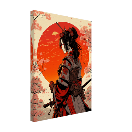 Samurai Serenity Canvas Print - WallLumi Canvases