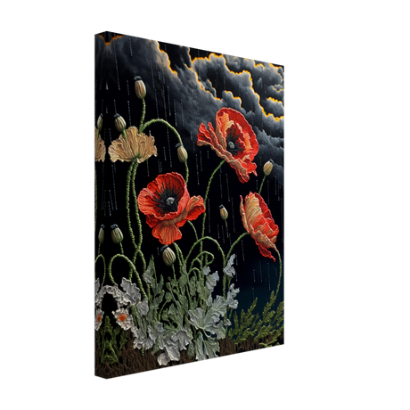 Flossy Floral Canvas Print - WallLumi Canvases