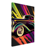 Pop Ride Retro Canvas Print - WallLumi Canvases