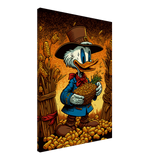 Scrooge's Fortune Canvas Print - WallLumi Canvases