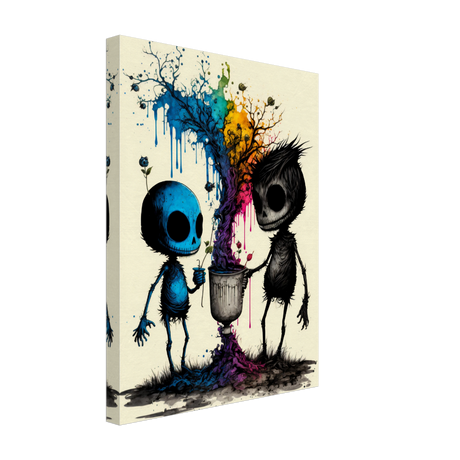 Duality Colors Canvas Print - WallLumi Canvases