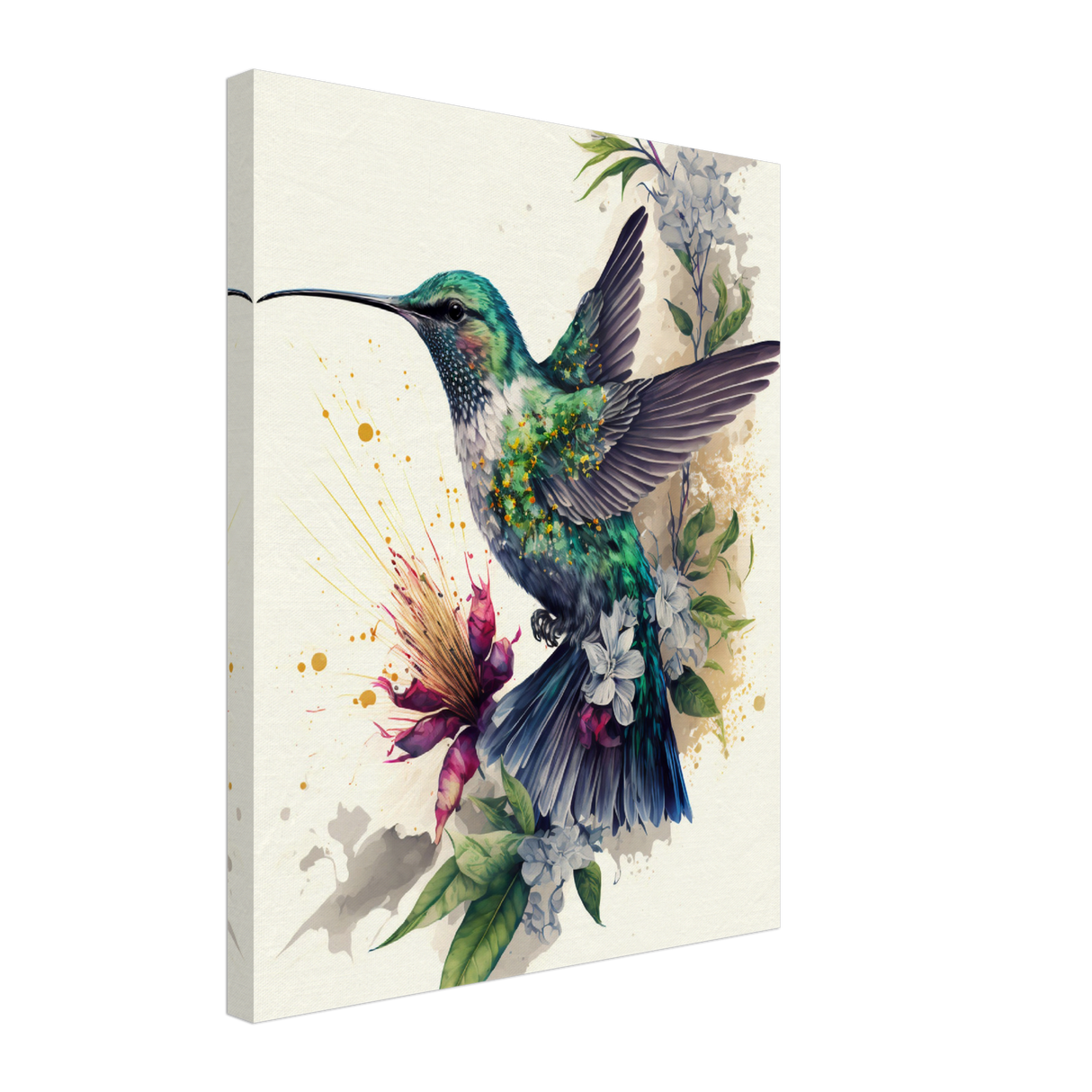 Floral Flutter Canvas Print - WallLumi Canvases