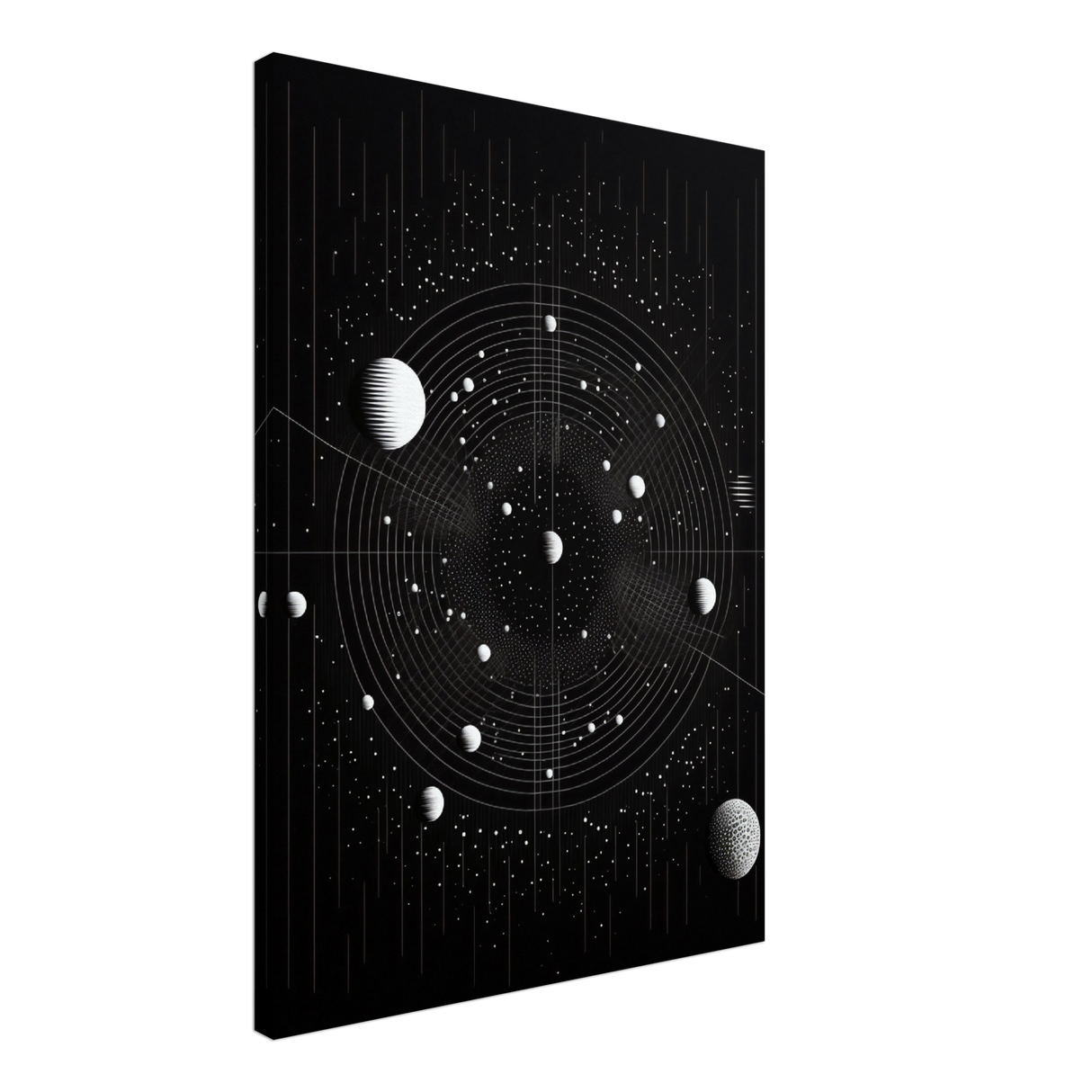 Galactic Geometry Canvas Print - WallLumi Canvases